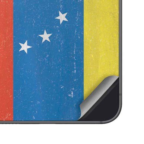 Venezuela Flag Distressed Galaxy S25 Skin